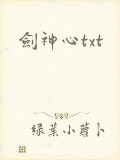 剑神心txt