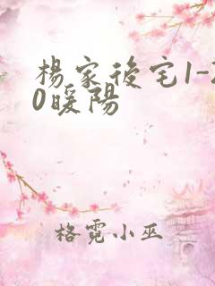 杨家后宅1-20暖阳