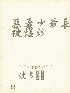 恶毒少爷长大后被爆炒