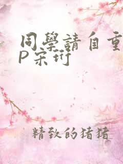 同学请自重POP宋珩