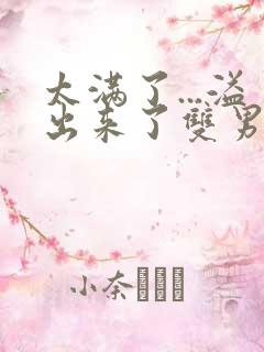 太满了...溢出来了双男动漫