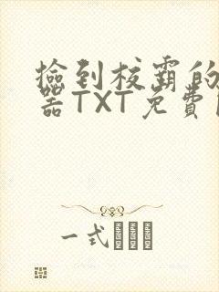 捡到校霸的遥控器TXT免费阅读