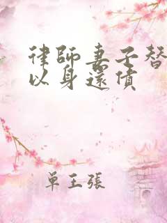 律师妻子替丈夫以身还债