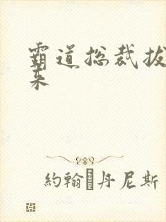 霸道总裁拔不出来