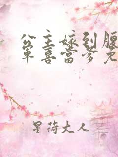 公主嫁到腹黑将军喜当爹免费