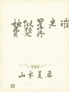 她似星光璀璨免费楚苒