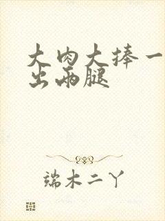 大肉大捧一进一出两腿