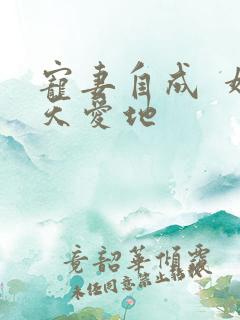 宠妻自成  婚天爱地