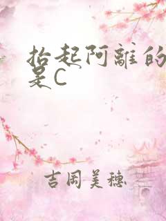 抬起阿离的腿就是C