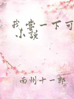 我尝一下可以吗 小说