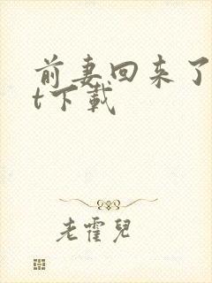 前妻回来了txt下载