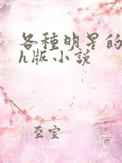 各种明星的综艺h版小说