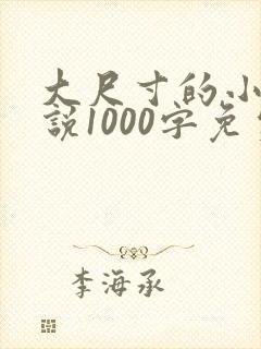 大尺寸的小黄说说1000字免费