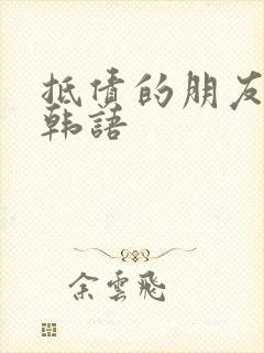 抵债的朋友麦子韩语