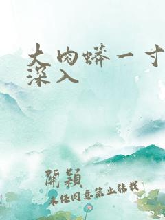 大肉蟒一寸寸地深入