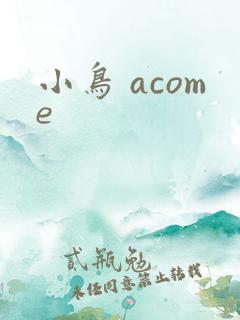 小鸟 acome