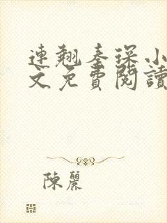 连翘秦琛小说全文免费阅读