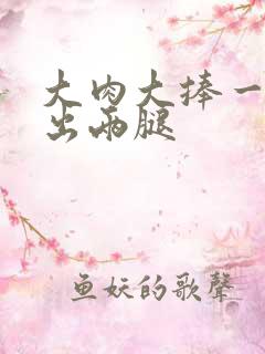 大肉大捧一进一出两腿