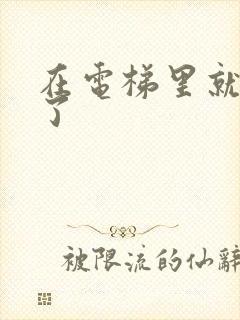 在电梯里就开始了