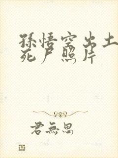 孙悟空出土后的死尸照片