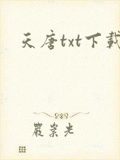 天唐txt下载