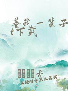 养我一辈子txt下载