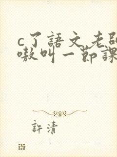 c了语文老师嗷嗷叫一节课作文