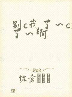 别c我了～c烂了～啊