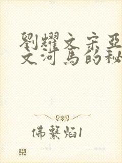 刘耀文宋亚轩车文河马的秘密河润滑油