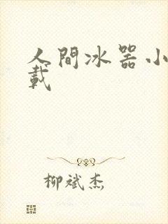 人间冰器小说下载