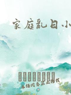 家庭乱日小说