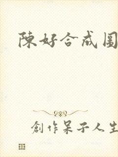 陈好合成图