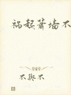 祸起萧墙不知戢