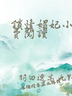 锁情媚妃小说免费阅读