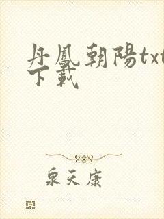 丹凤朝阳txt下载