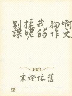 别揉我胸啊嗯上课呢的作文