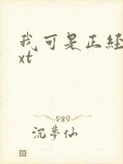 我可是正经人txt