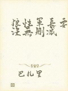 狼性军长要够了没无删减