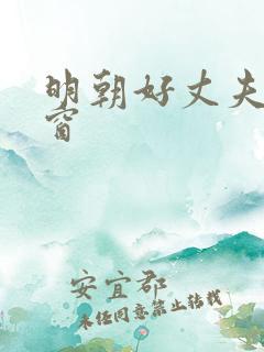 明朝好丈夫无弹窗