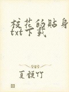 校花的贴身保镖txt下载