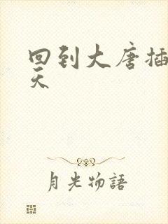 回到大唐插武则天