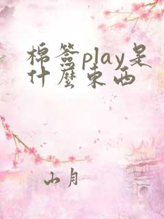 棉签play是什么东西