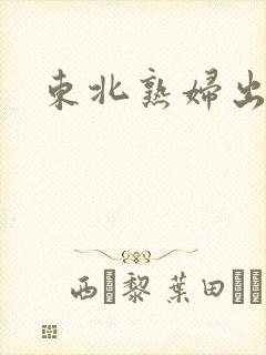 东北熟妇出租屋