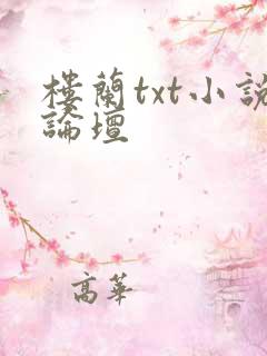 楼兰txt小说论坛