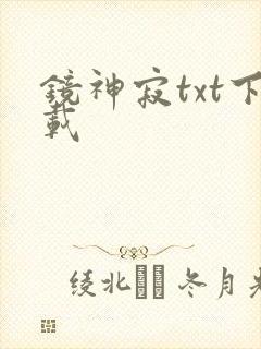 镜神寂txt下载