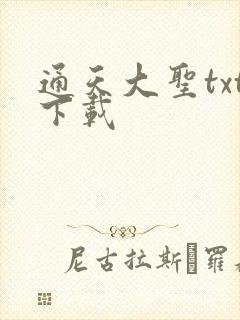 通天大圣txt下载