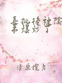 长批后被阴郁皇弟爆炒了