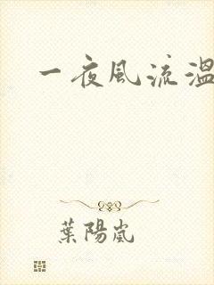 一夜风流温暮生