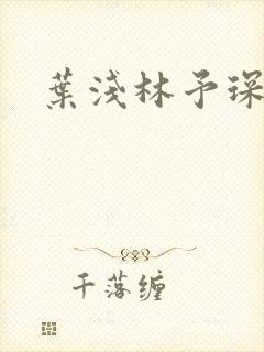 叶浅林予琛小说