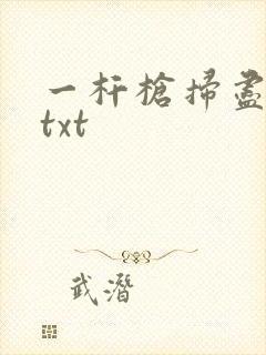 一杆枪扫尽全家txt